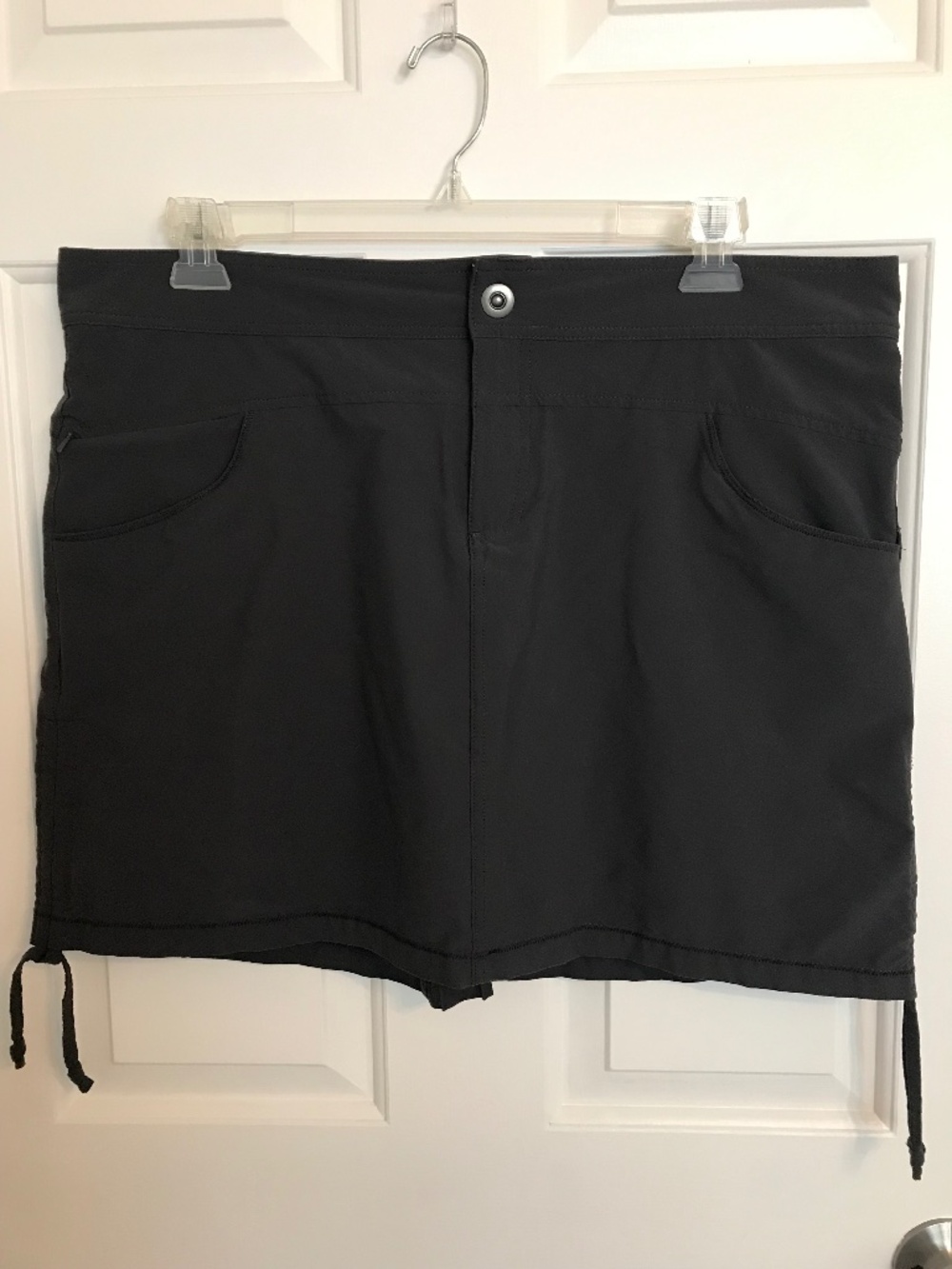 Cabela's Triune UPF 30 Trail Hiking Skirt-with-Shorts Skort Size 18 Gunpowder
